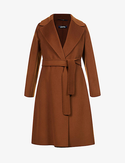 S MAX MARA: Pauline belted wool coat