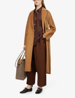 S MAX MARA Double-breasted wool coat