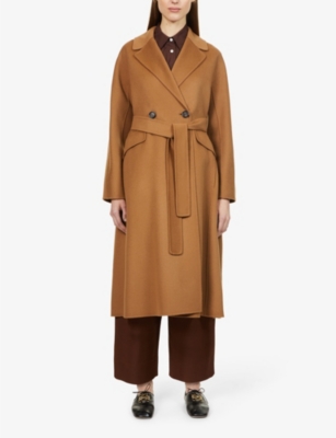 S MAX MARA Double-breasted wool coat