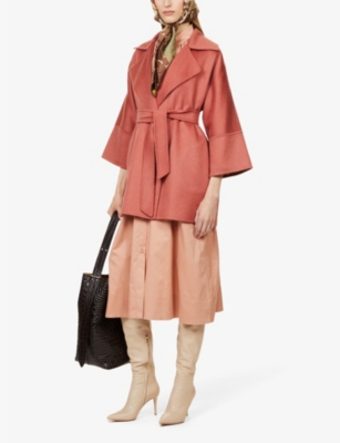 MAX MARA Jerry peak-lapels cashmere coat