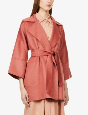 MAX MARA Jerry peak-lapels cashmere coat