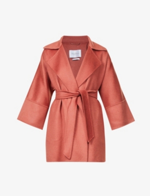 MAX MARA Jerry peak-lapels cashmere coat