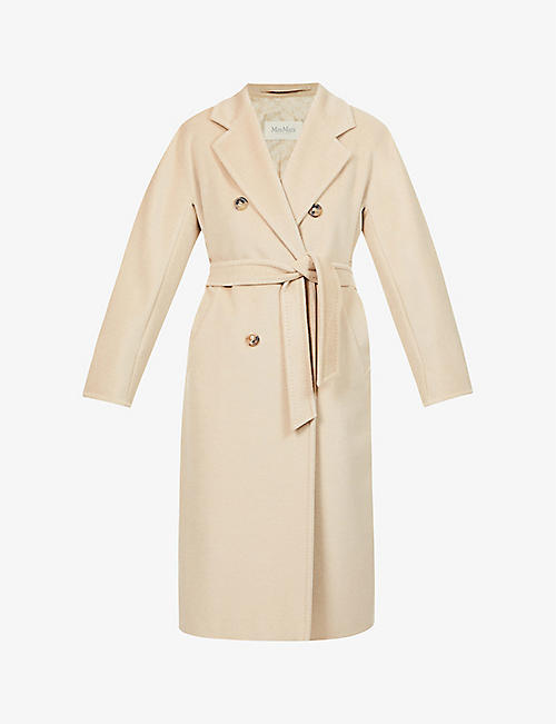 MAX MARA: Madame double-breasted regular-fit wool-blend coat