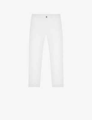Reiss Pitch Slim-fit Stretch-cotton Trousers