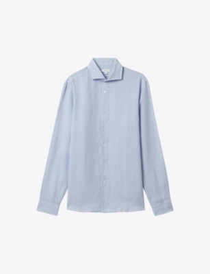 REISS: Ruban regular-fit linen shirt