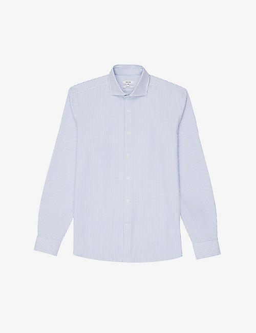 REISS: Blackheath striped cotton Oxford shirt