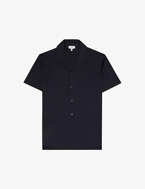 REISS: Caspa regular-fit cotton shirt