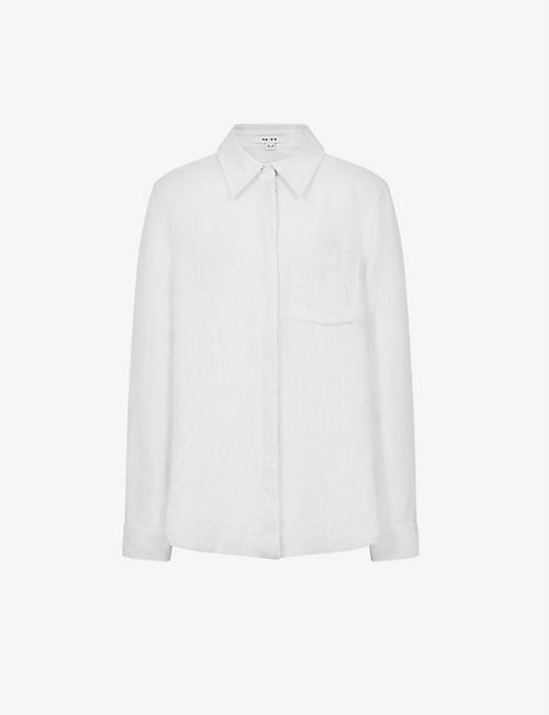 REISS: Campbell linen shirt