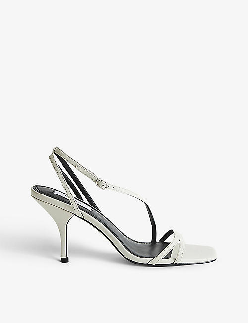 REISS: Bali Bali strappy leather sandals