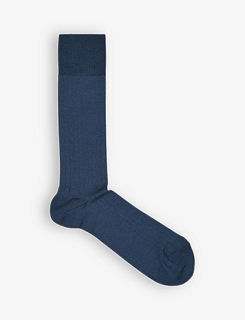 REISS: Fela ribbed stretch-cotton socks