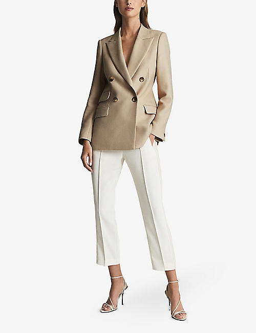 Selfridges & Co Women Clothing Jackets Blazers Aleksi notch-lapel woven blazer 