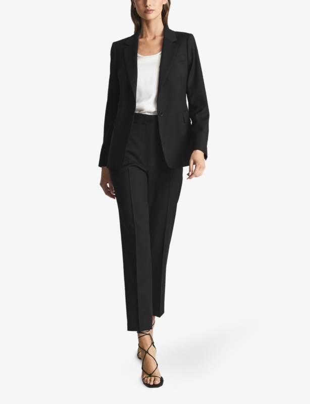 Haisley slim-leg wool-blend trousers