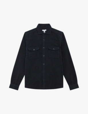 REISS - Reiss twin-pocket cotton overshirt | Selfridges.com