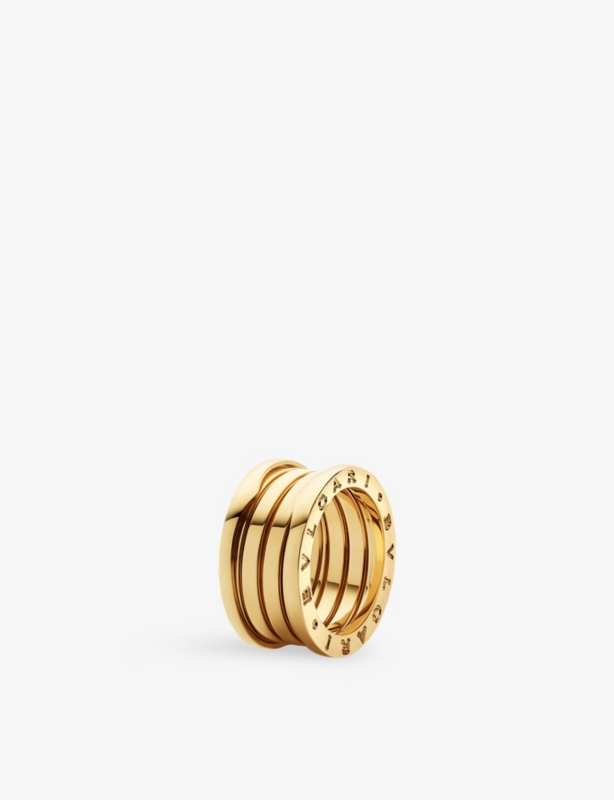 B.zero1 four-band 18ct yellow-gold ring