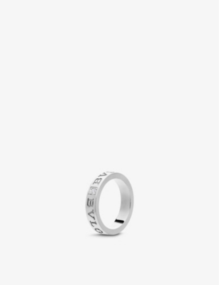 Bvlgari Womens White B.zero1 18ct White-gold Ring