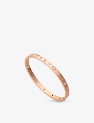 Bvlgari bangle rose gold sale