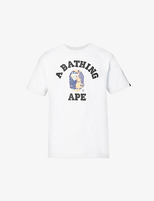 A BATHING APE: College regular-fit cotton-jersey T-shirt