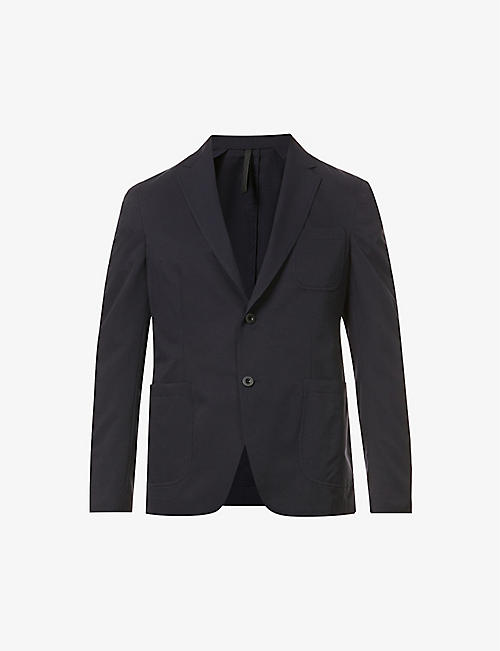 SLOWEAR: Tekno Gab regular-fit woven blazer