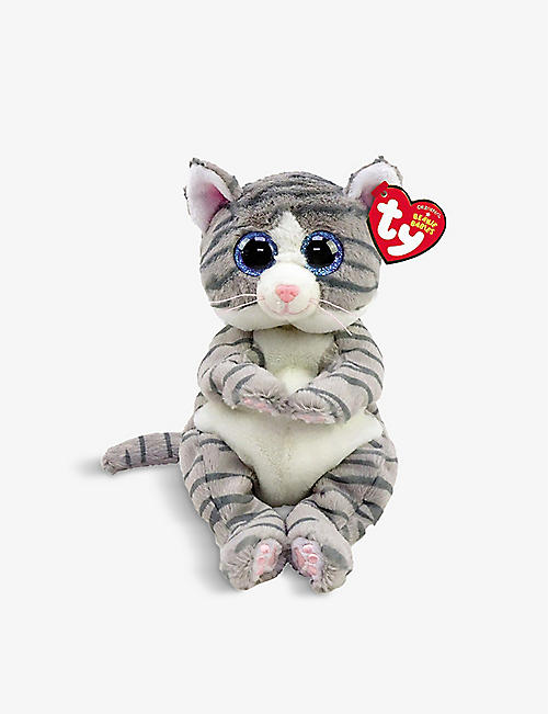 TY：Mitzie Tabby Cat Beanie Bellies 柔软玩具