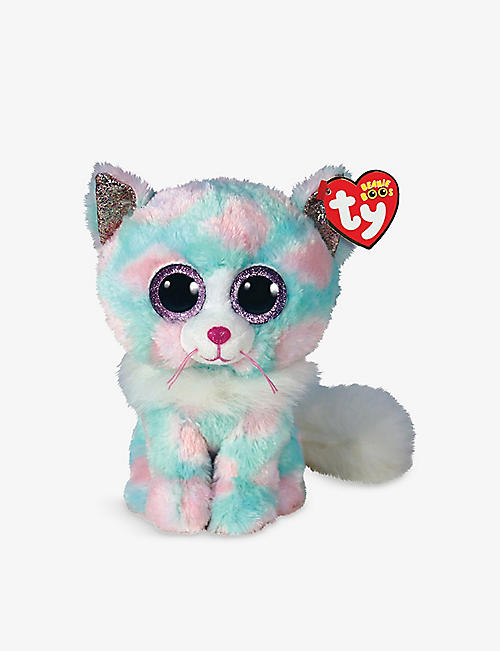 TY: Opal Pastel Cat Beanie Boo soft toy 24cm