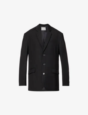 THE FRANKIE SHOP: Gelso oversized woven blazer