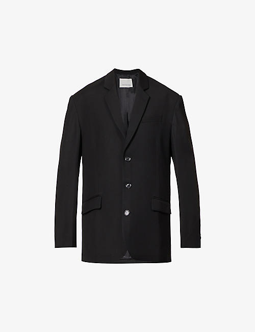 FRANKIE SHOP: Gelso oversized woven blazer