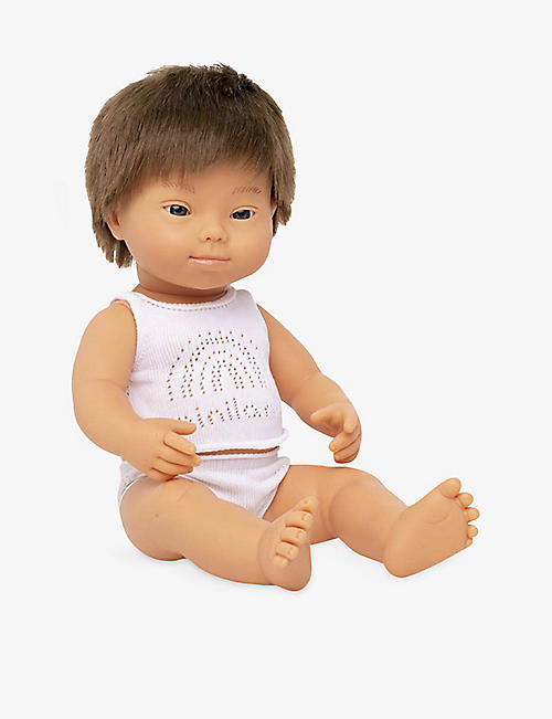 MINILANDS: Educational Down's Syndrome male baby doll 38cm
