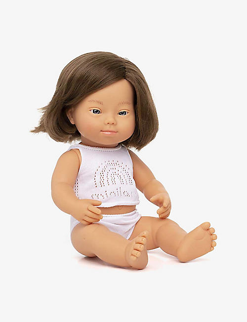 MINILANDS: Educational Down's Syndrome female baby doll 38cm