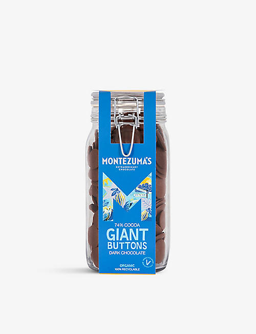 MONTEZUMAS: Organic giant dark chocolate buttons 900g