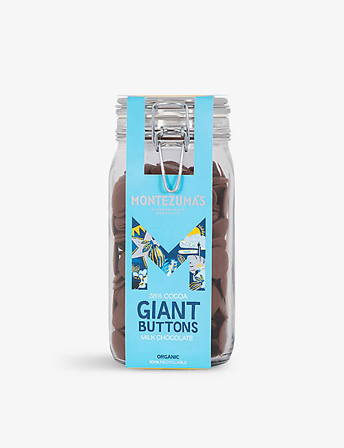 MONTEZUMAS: Organic giant milk chocolate buttons 600g