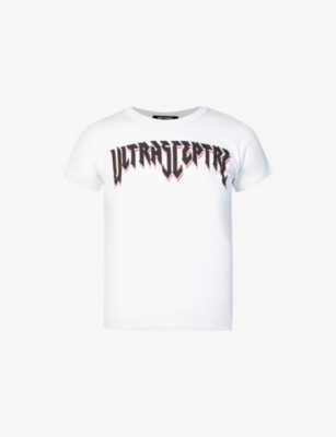 Raf Simons Graphic-print Cotton T-shirt In White
