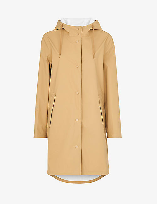 WHISTLES: Lautner hooded shell raincoat