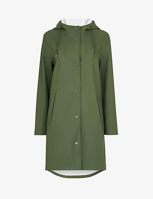 WHISTLES: Lautner hooded shell raincoat
