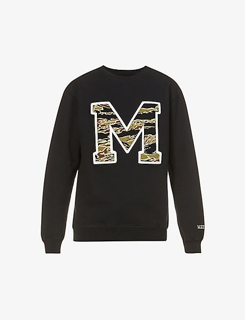MAHARISHI: Logo-embroidered relaxed-fit organic-cotton-jersey sweatshirt