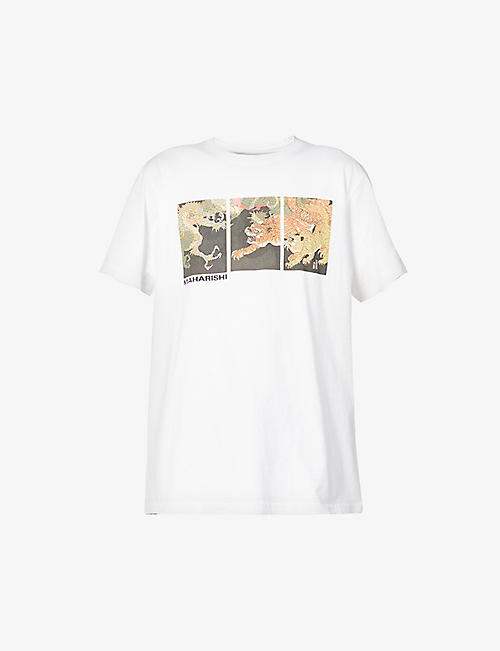 MAHARISHI: Dragon-print regular-fit organic cotton-jersey T-shirt