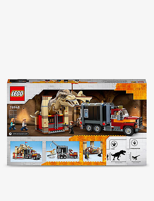 LEGO: LEGO®Jurassic WorldTM 76948 T.rex和Atrociraptor Dinosaur Breakout套装