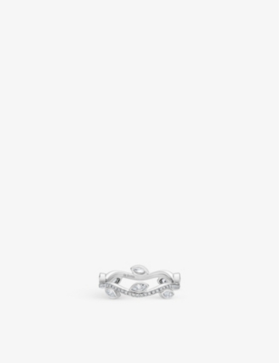 De Beers Adonis Rose Platinum And 0.55ct Diamond Ring