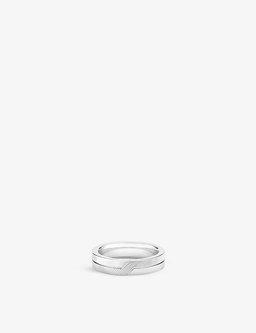 DE BEERS: The Promise 18ct white-gold ring