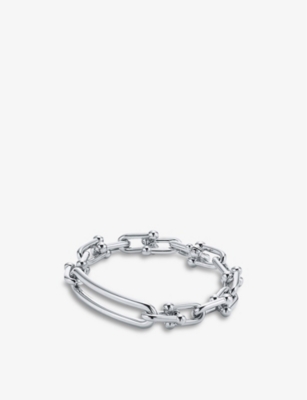 Tiffany & Co Womens Silver Tiffany Hardwear Sterling-silver Bracelet