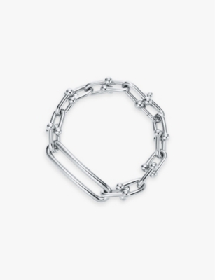 Tiffany & Co Womens Silver Tiffany Hardwear Sterling-silver Bracelet