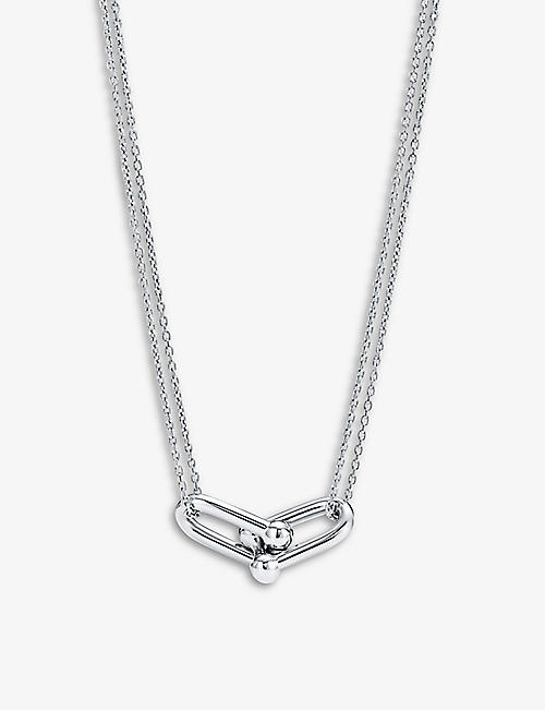 TIFFANY & CO: Tiffany HardWear Double Link sterling silver necklace