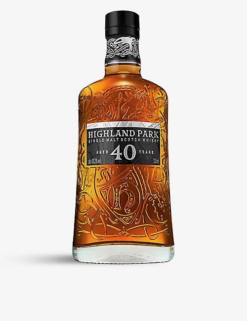 HIGHLAND PARK: Viking Pride spring 2019 release 40-year-old single malt Scotch whisky 700ml