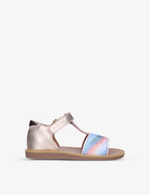 POM D'API: Poppy Tao leather sandals 6 months-5 years