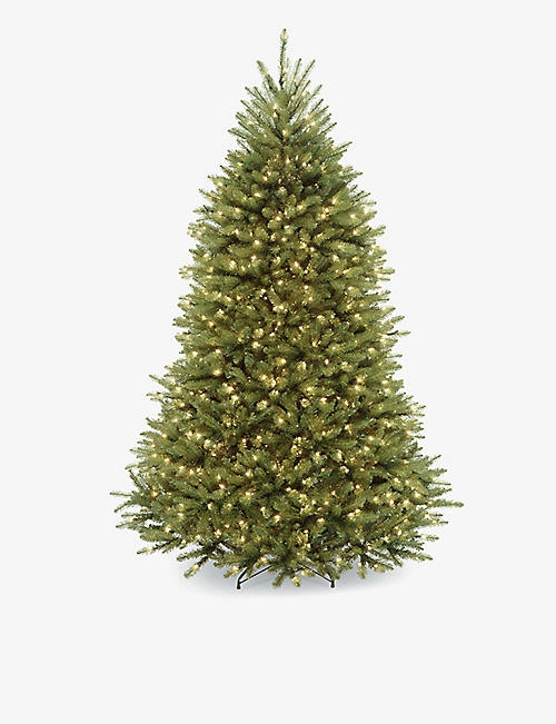 圣诞节：Dunhill Fir 8 英尺 LED 人工圣诞树 