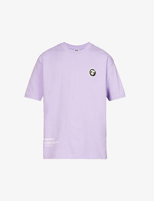 AAPE: 1 Point brand-patch cotton-jersey T-shirt