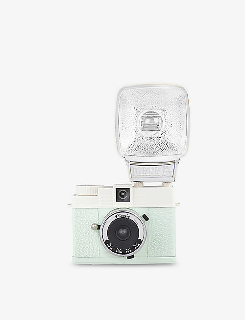LOMOGRAPHY: Diana Mini Picnic Edition 35mm analogue camera with flash