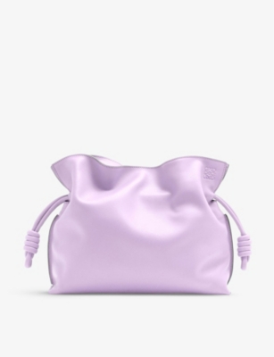 Loewe Mini Flamenco Clutch In Bloom Orchid