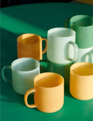HAY: Borosilicate glass mug set of two