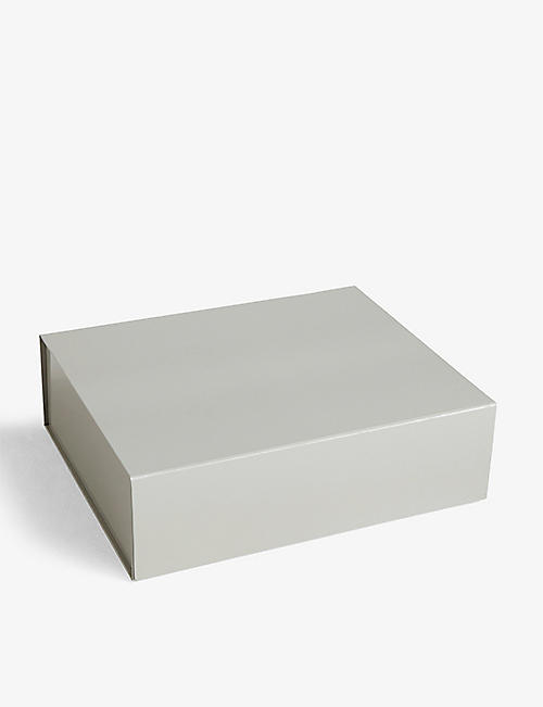 HAY: Rectangular stackable cardboard box 34.5cm x 41.5cm