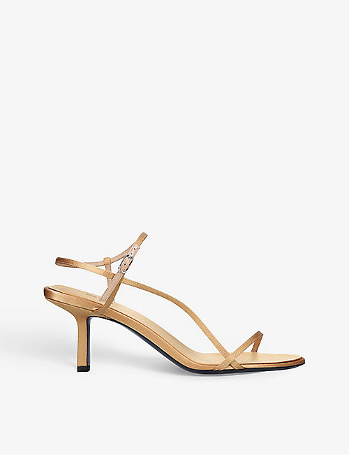 THE ROW: Bare leather heeled sandals